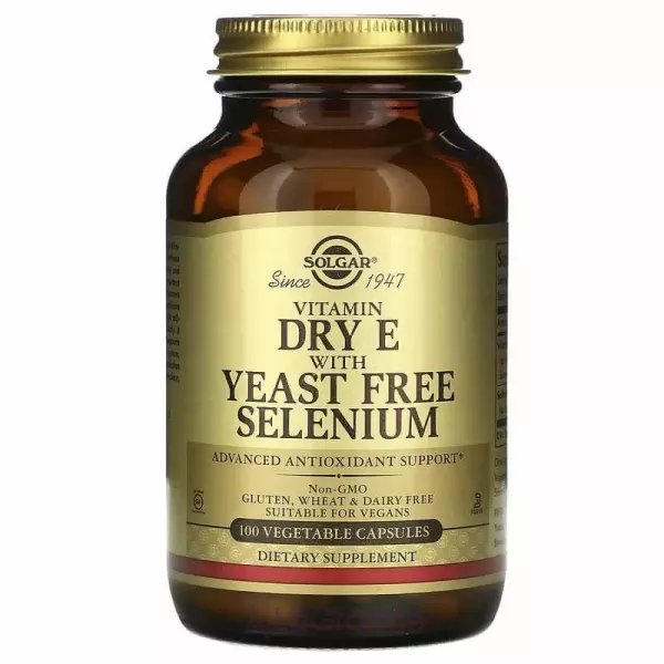 Solgar Vitamin Dry E with Yeast Free Selenium ĳ������ ������� 