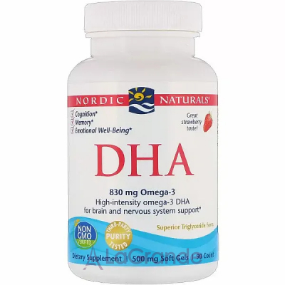 Nordic Naturals DHA 830 mg ĳ  