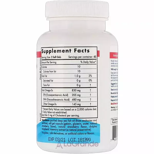 Nordic Naturals DHA 830 mg ����������� ������� 