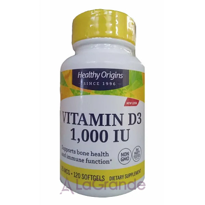 Healthy Origins Vitamin D3 in MCT Oil 1000 IU ĳ  