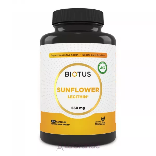 Biotus Lecithin Sunflower 550 mg ĳ������ ������� ��� �������� ����� �� ������� ������� 