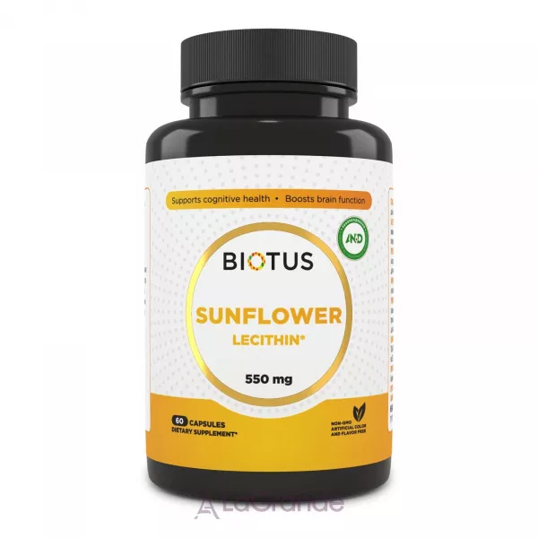 Biotus Lecithin Sunflower 550 mg ĳ������ ������� ��� �������� ����� �� ������� ������� 