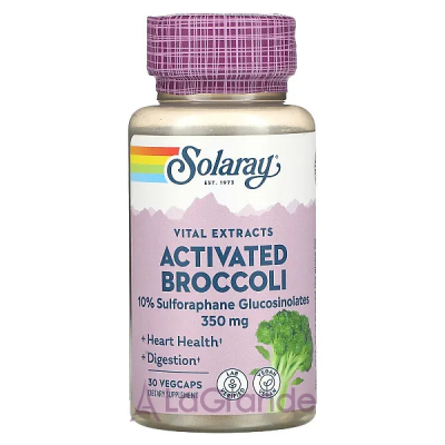 Solaray Activated Broccoli Seed Extract 350 mg ĳ  