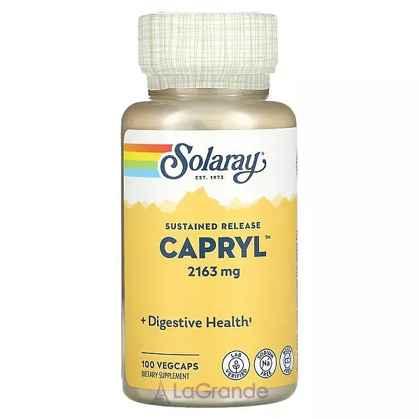 Solaray Capryl Sustained-Release 2163 mg ĳ������ ������� 
