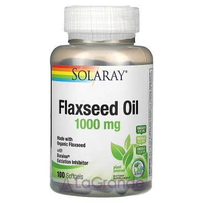 Solaray Flaxseed Oil 1000 mg   