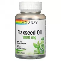 Solaray Flaxseed Oil 1000 mg ����������� ������� "������� �����", 1000 ��