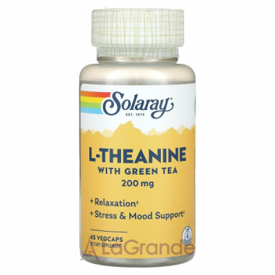 Solaray L-Theanine 200 mg ĳ   ,    