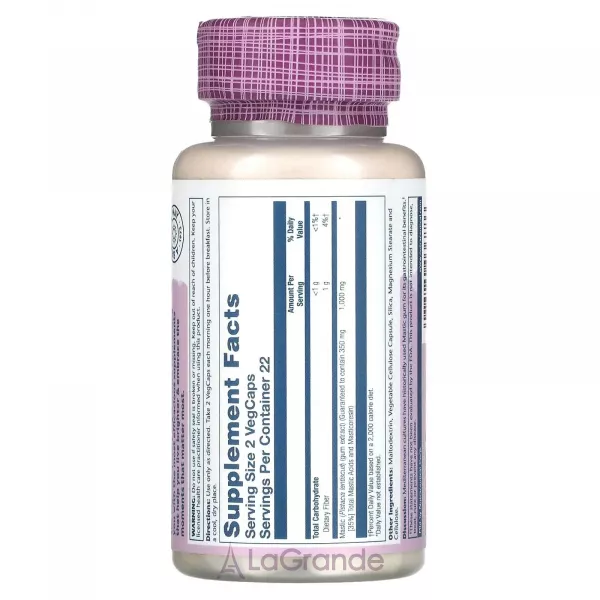 Solaray Mastic Gum 1000 mg ĳ������ ������� ��� �������� ������'� ��������-��������� ������ 