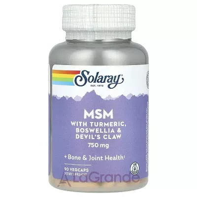 Solaray MSM 750 mg   