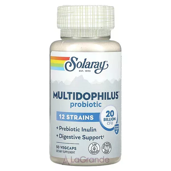 Solaray Multidophilus 12 ���������, 20 ���� ���