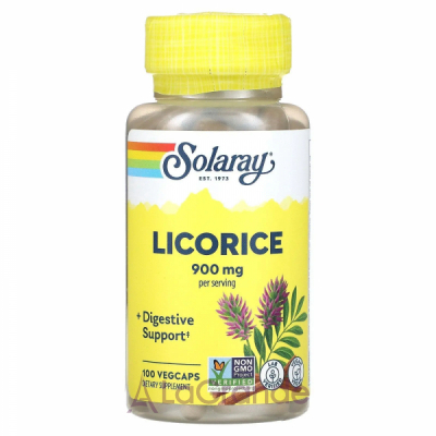 Solaray Organically Grown Licorice 900 mg   