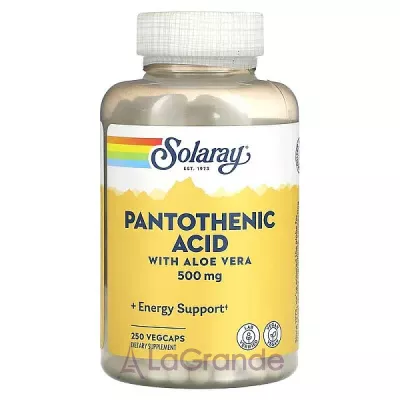 Solaray Pantothenic Acid 500 mg ĳ  