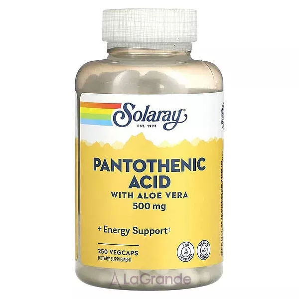 Solaray Pantothenic Acid 500 mg ĳ������ ������� 