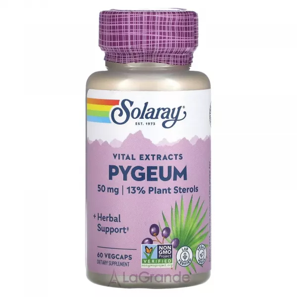 Solaray Pygeum Africanum 50 mg ĳ������ ������� 
