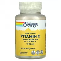 Solaray Timed Release Vitamin C 1000 mg ����������� ������� "������� �, ���������� �������������", 1000 ��