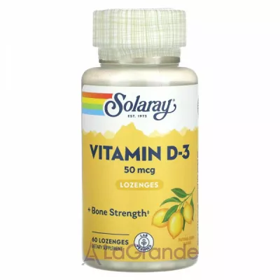 Solaray Vitamin D-3 50 mg ĳ  