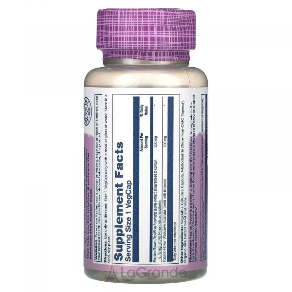 Solaray Passion Flower 250 mg ����������� ������� 