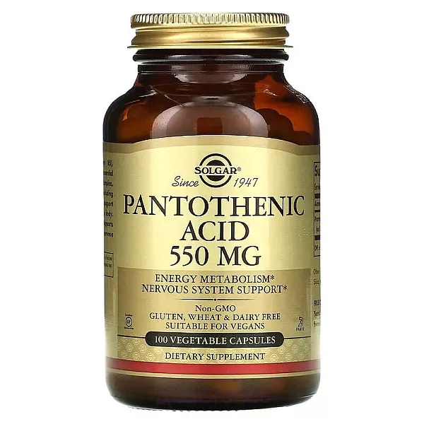 Solgar Pantothenic Acid 550 mg ĳ������ ������� 