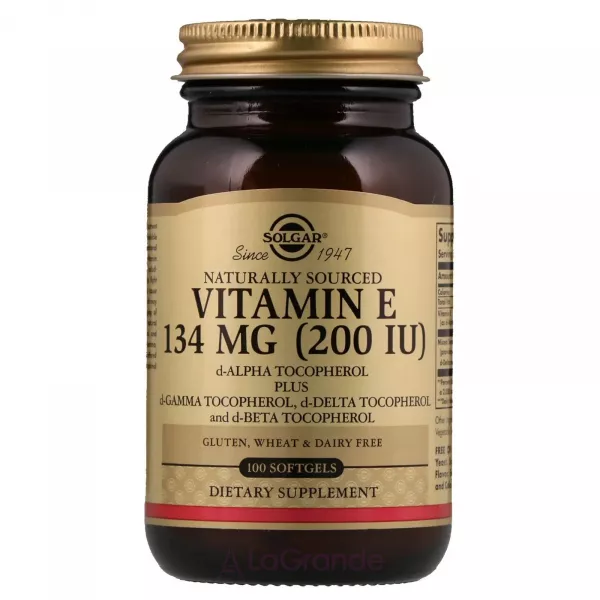 Solgar Vitamin E 134 mg (200 IU) ĳ������ ������� 