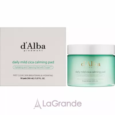 D'Alba Daily Mild Cica Calming Pad    