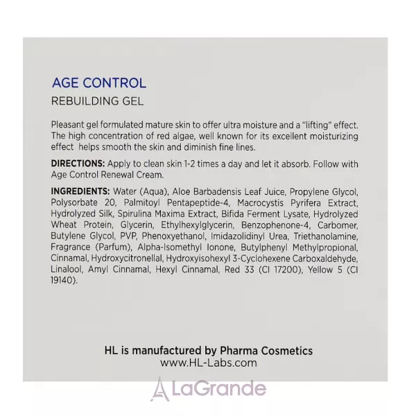 Holy Land Cosmetics Age Control Rebuilding Gel ³������������� ���� ��� �������