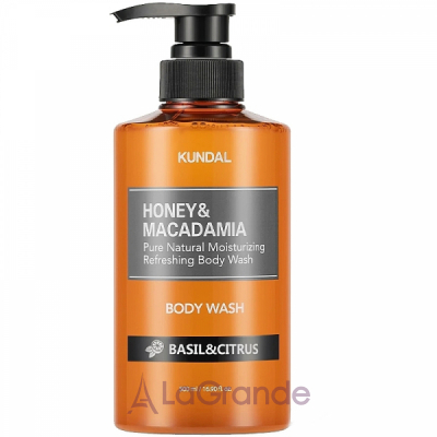 Kundal Honey & Macadamia Body Wash Basil & Citrus       쳺   