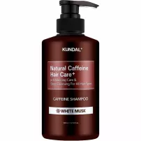 Kundal Natural Caffeine & Intensive Scalp Care Shampoo White Musk ����������� ������� ������ ��������� ����� � �������� ������ �������