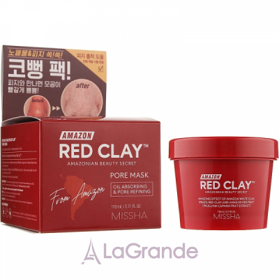 Missha Amazon Red Clay Pore Mask       