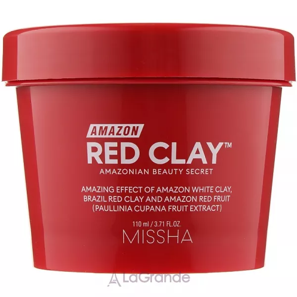 Missha Amazon Red Clay Pore Mask ����� ��� ������� �� ����� ������� �����