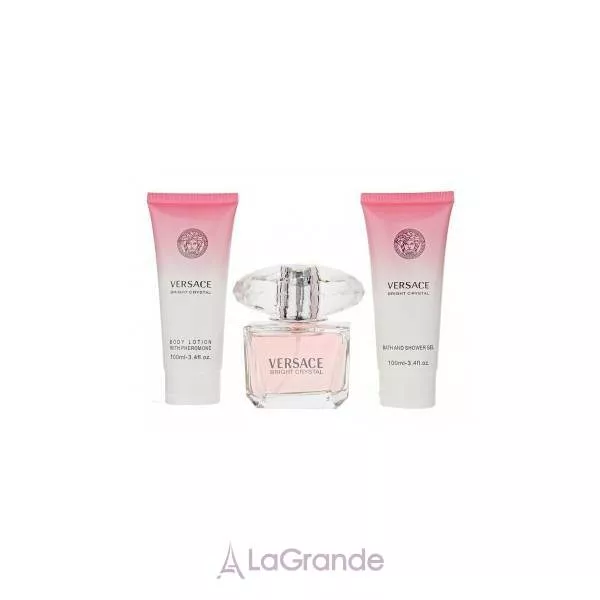Versace Bright Crystal ���� (�������� ���� 50 �� + ������� ��� ��� 50 �� + ���� ��� ���� 50 ��)
