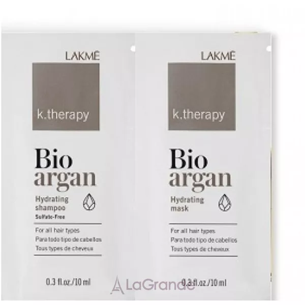 Lakme K.Therapy Bio Argan Sachet Duo ����� ��������� ��� ����� (������� � ��������� ������ 10 �� + ����� ��� ����� � ��������� ������  10 ��)
