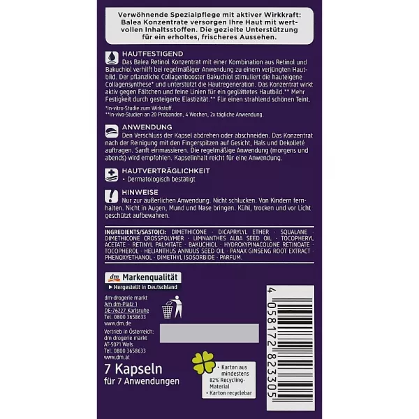 Balea Concentrate Retinol ���������� ��������