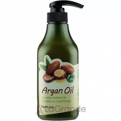 FarmStay Argan Oil Complete Volume Up Shampoo And Conditioner -   볺