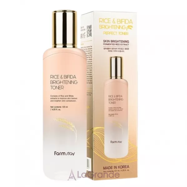 FarmStay Rice & Bifida Brightening Toner ����� ��� ������� � ����� � ��������������