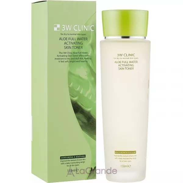 3W Clinic Aloe Full Water Activating Skin Toner ����� ��� �������