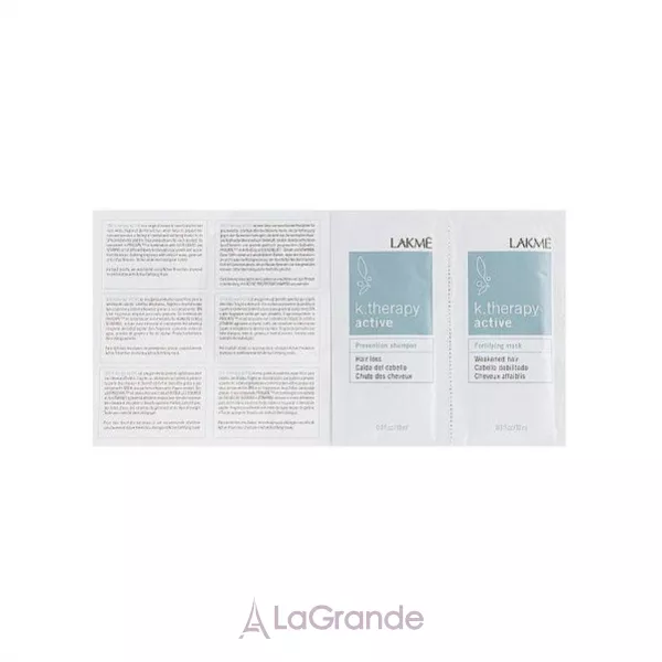 Lakme K.Therapy Active Sachet Duo ���� �������� ��� ����������� ������� (������� 10 �� + ����� 10 ��)