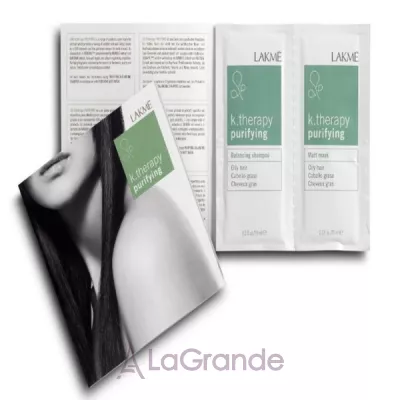 Lakme K.Therapy Purifying Sachet Duo  (     10  +      10 )