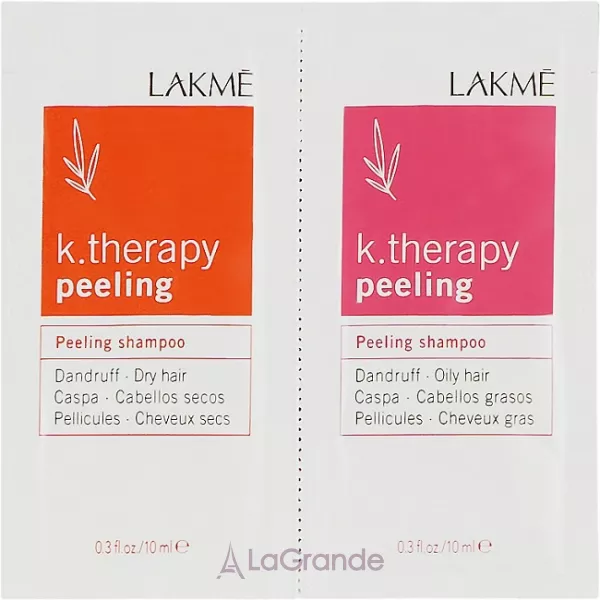 Lakme K.Therapy Peeling Sachet Duo ���� (������� ����� ���� ��� ������� ������� 10 �� + ������� ����� ���� ��� ������ ������� 10 ��)