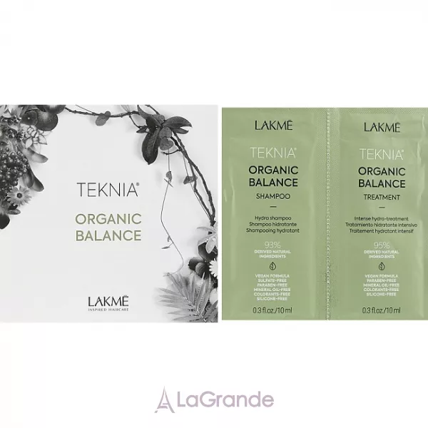 Lakme Teknia Organic Balance Sachet Duo ���� (������� ��� ������� ��������� ������������ 10 �� + ���������� ������������� ����� ��� ��� ���� ������� 10 ��)