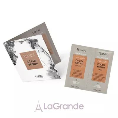 Lakme Teknia Color Refresh Cocoa Brown Sachet Duo  (       10  +        10 )