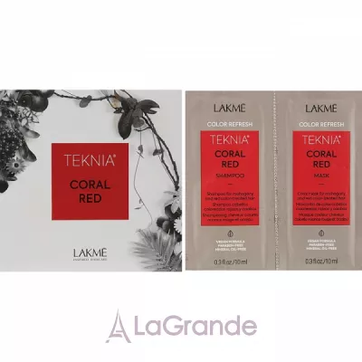 Lakme Teknia Color Refresh Coral Red  (       10  +        10 )