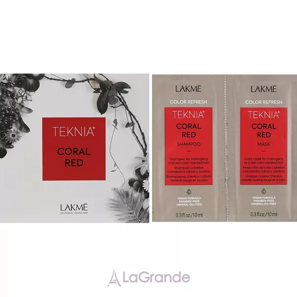 Lakme Teknia Color Refresh Coral Red ����� (������� ��� ���������� ����� ������� �������� ����� 10 �� + ����� ��� ���������� ����� ������� �������� ����� 10 ��)