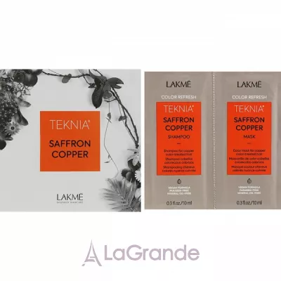 Lakme Teknia Color Refresh Saffron Copper Sachet Duo  (       10  +        10 )