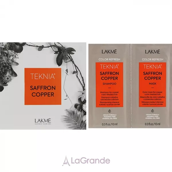 Lakme Teknia Color Refresh Saffron Copper Sachet Duo ����� (������� ��� ���������� ����� ������ �������� ����� 10 �� + ����� ��� ���������� ����� ������ �������� ����� 10 ��)