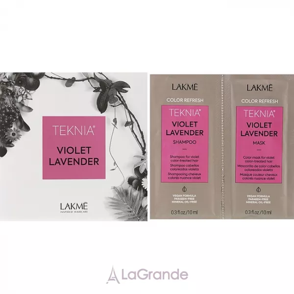 Lakme Teknia Color Refresh Violet Lavender Sachet Duo ���� (������� ��� ��������� ������� ���������� ������ ������� 10 �� + ����� ��� ��������� ������� ���������� ������ ������� 10 ��)
