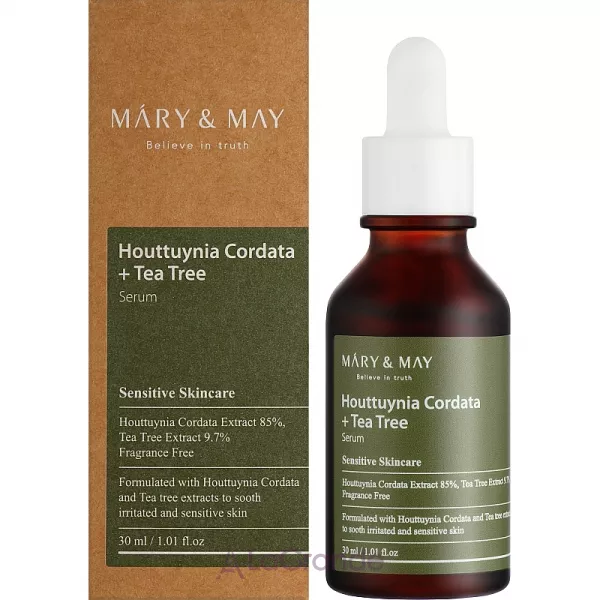 Mary & May Houttuynia Cordata + Tea Tree Serum ������������� ��������� ��� ���� � ����������� � ������ �������