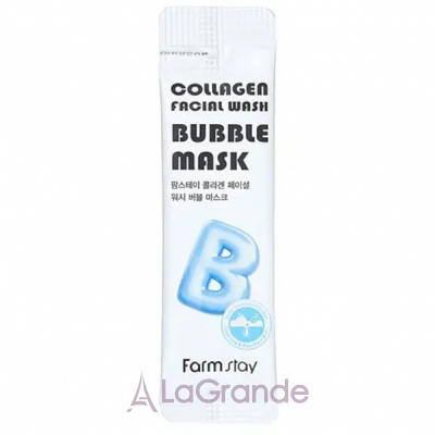 FarmStay Collagen Facial Wash Bubble Mask      