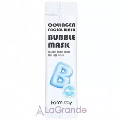 FarmStay Collagen Facial Wash Bubble Mask      