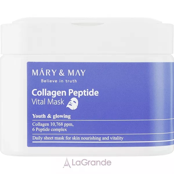 Mary & May Collagen Peptide Vital Mask �������� ����� � ���������� � ���������