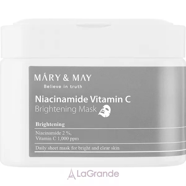 Mary & May Niacinamide Vitamin C Brightening Mask �������� ����� � ������������ � ��������� �